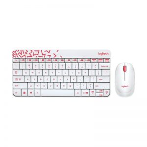 Logitech MK240 NANO Wireless Mouse and Keyboard Combo – White
