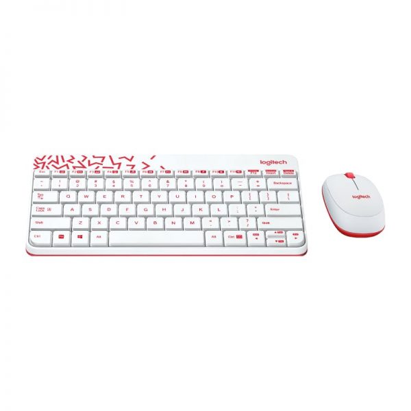 Logitech MK240 NANO Wireless Mouse and Keyboard Combo – White