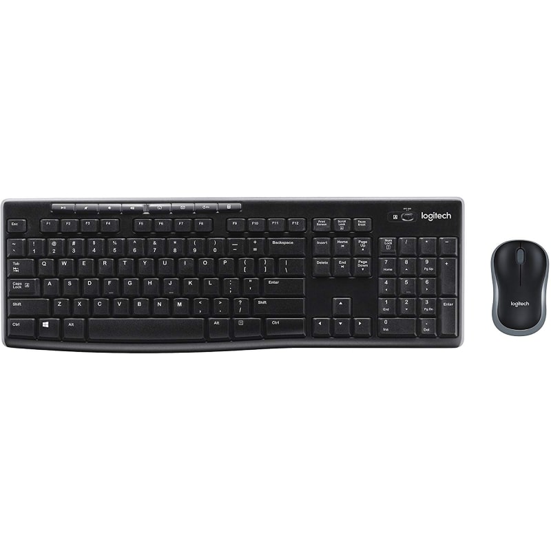 Logitech MK270R Reliable Wireless Keyboard and Mouse Combo