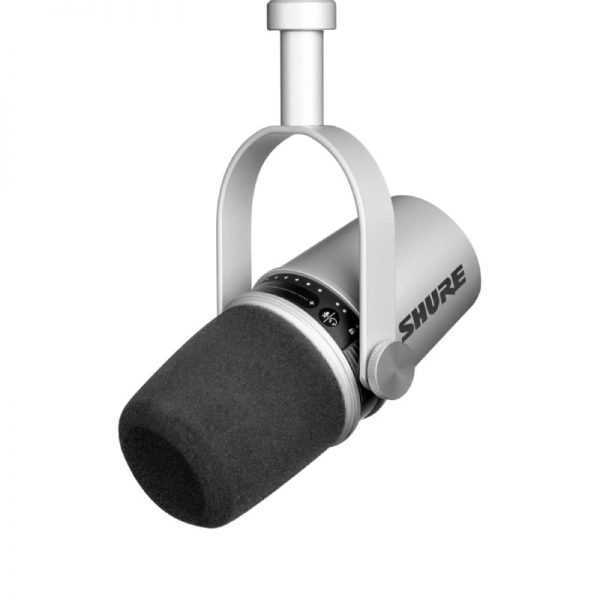 Shure MV7 Podcast Microphone – Silver - Image 3