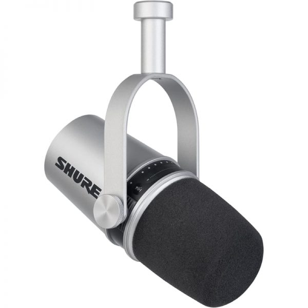 Shure MV7 Podcast Microphone – Silver