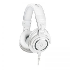 Audio-Technica ATH-M50X Professional Studio Monitor Headphones – White