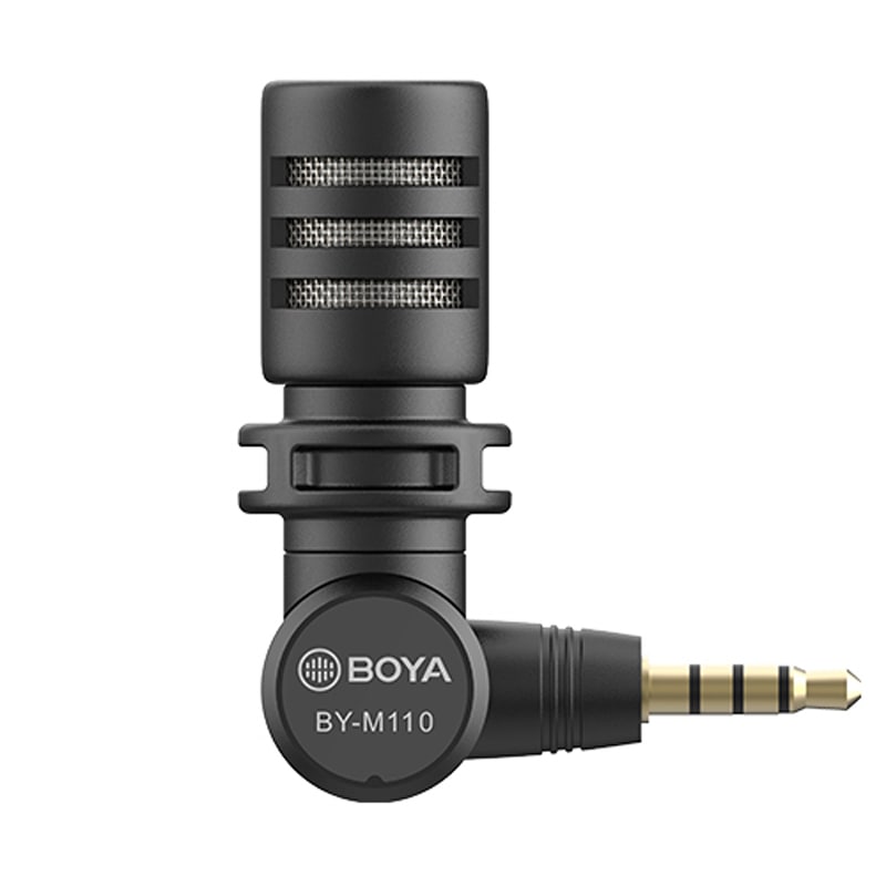 BOYA BY-M110 Miniature Condenser Smartphone Microphone