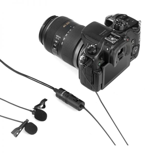 BOYA BY-M1DM Dual Omni-Directional Lavalier Microphone