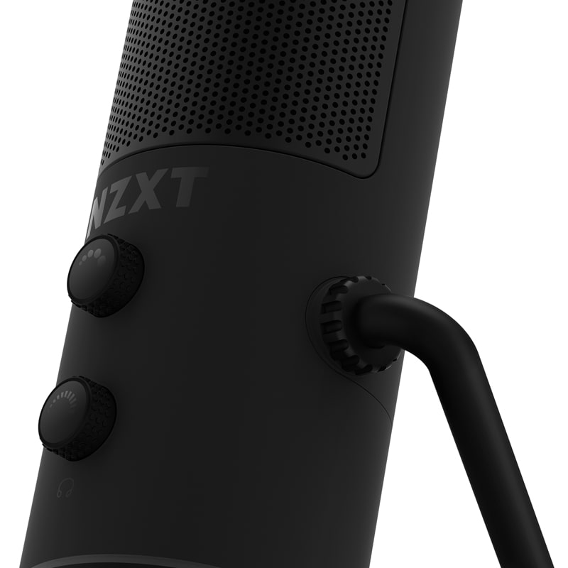 NZXT Capsule USB Cardioid Streaming Gaming & Podcasting Microphone – Matte Black