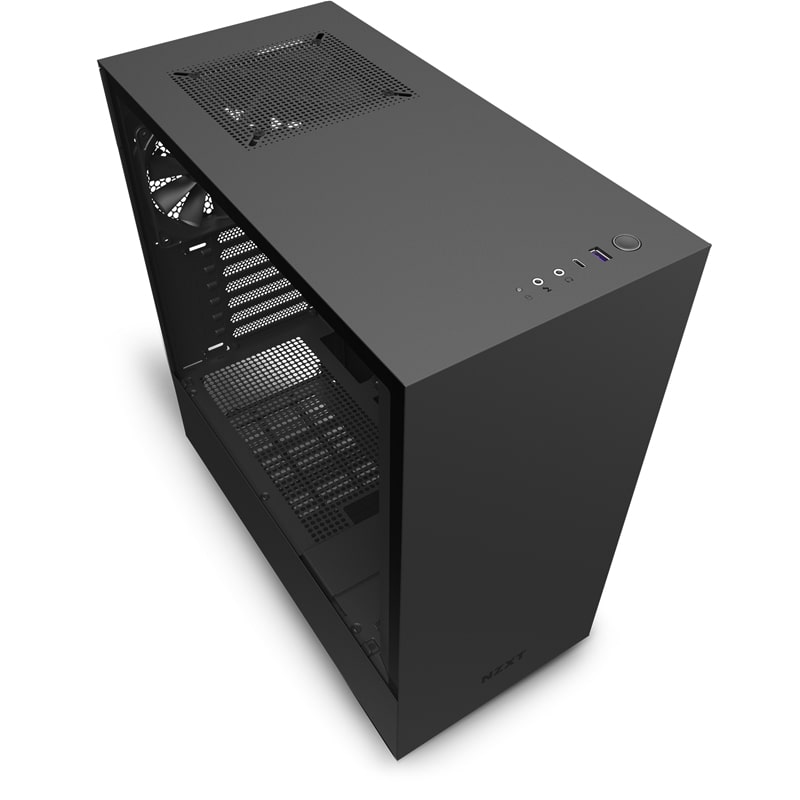 NZXT H510 Mid Tower Gaming Chassis – Matte Black