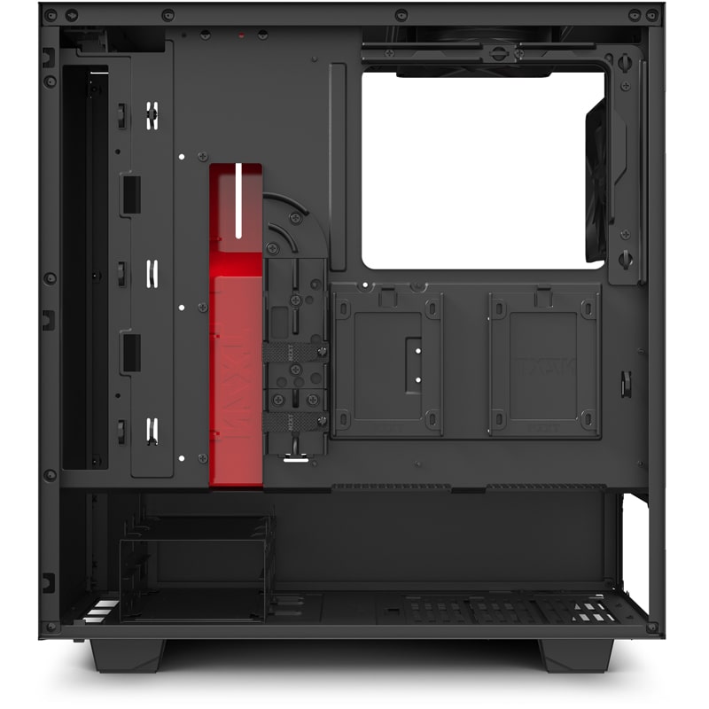 NZXT H510 Mid Tower Gaming Chassis – Matte Black/Red