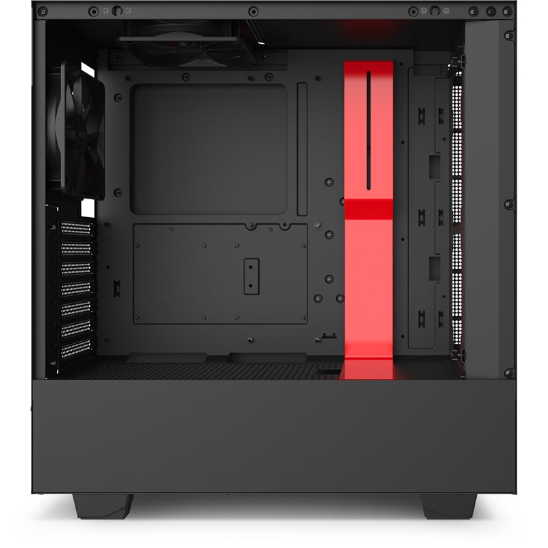 NZXT H510 Mid Tower Gaming Chassis – Matte Black/Red