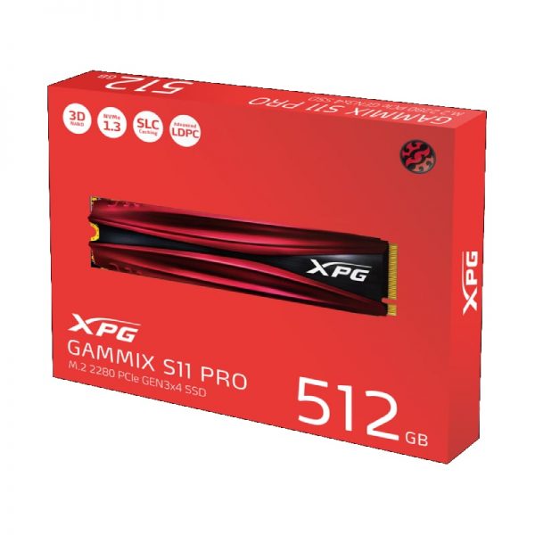 XPG GAMMIX S11 Pro Gen3 NVMe M.2 SSD 512GB