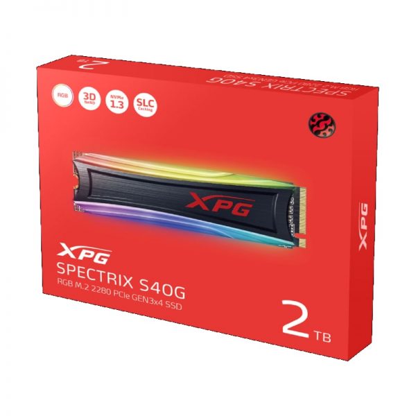 XPG SPECTRIX S40G RGB 2TB Gen3 NVMe M.2 SSD - Image 6