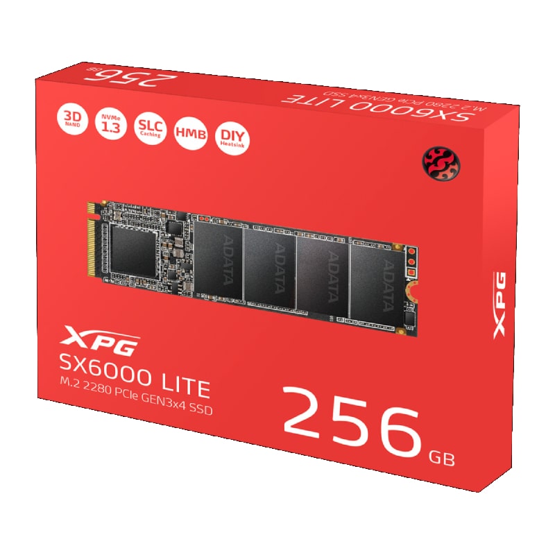 XPG SX6000 Lite Gen3 NVMe M.2 SSD 256GB