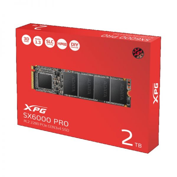 XPG SX6000 Pro Gen3 NVMe M.2 SSD 2TB