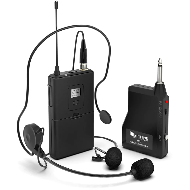 Fifine K037B Wireless Microphone System