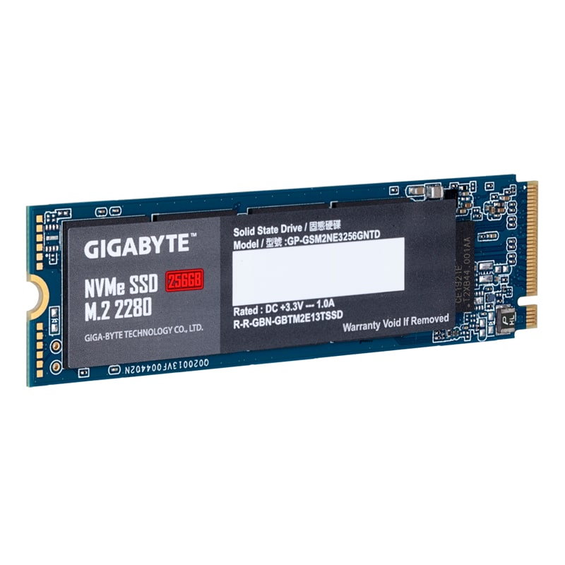 Gigabyte 256GB Gen3 NVMe M.2 SSD
