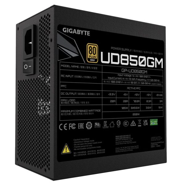 Gigabyte UD850GM 850W 80+ Gold Modular PSU