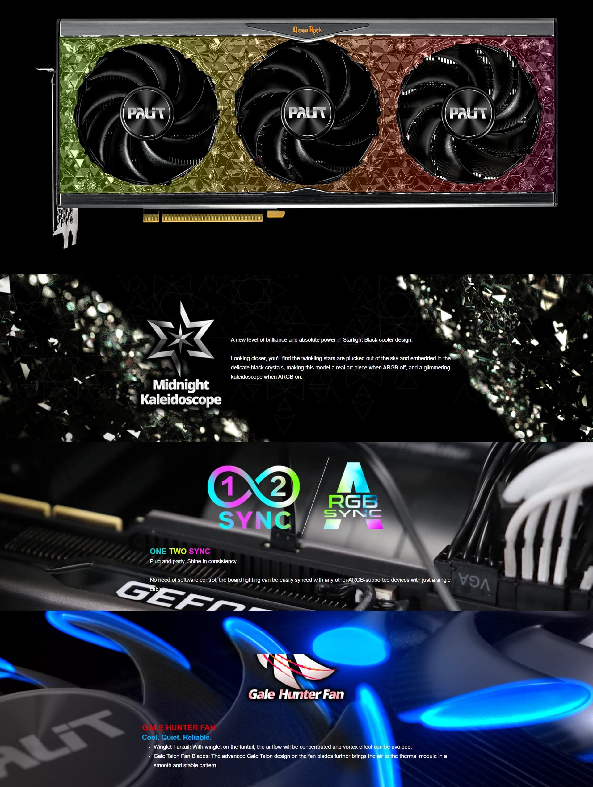 Palit RTX 4090 GameRock OC Description