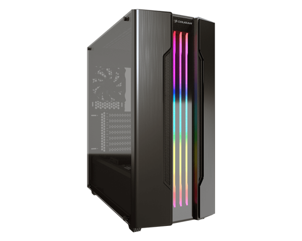 Cougar Gemini S RGB Mid-Tower Gaming Chassis – Silver