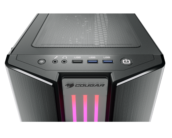 Cougar Gemini S RGB Mid-Tower Gaming Chassis – Iron Grey - Image 3