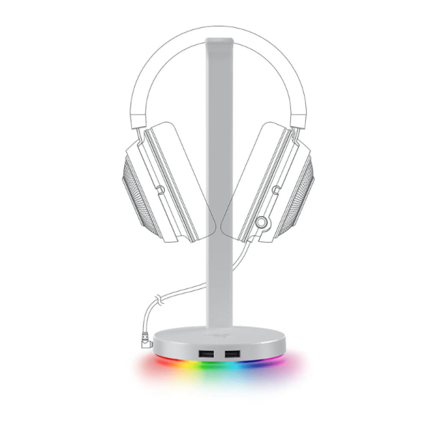 Razer Base Station V2 Chroma 7.1 Surround Sound – Mercury White - Image 2