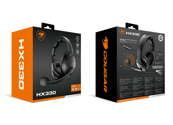 Cougar HX330 Gaming Headset – Black - Image 4