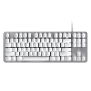 Razer BlackWidow Lite Mechanical Gaming Keyboard - Mercury White – Orange Switch