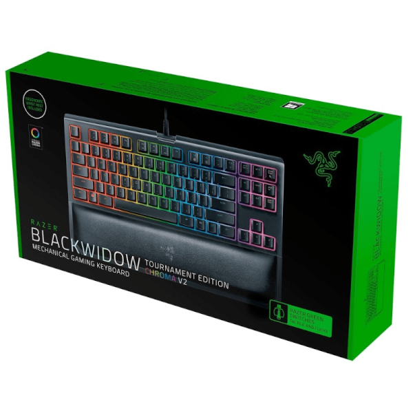 Razer BlackWidow Tournament Edition Chroma V2 Gaming Keyboard – Orange Switch - Image 2
