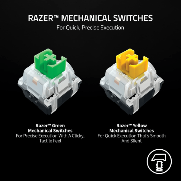 Razer BlackWidow V3 Mini HyperSpeed Wireless Mechanical Keyboard – Green Switch - Image 3