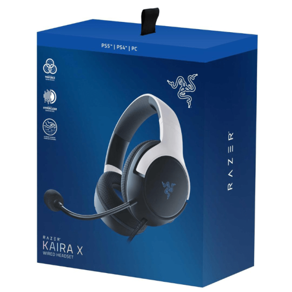 Razer Kaira X for Playstation – Wired Gaming Headset for PS5 – White - Image 2