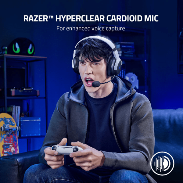Razer Kaira for Playstation - Wireless Gaming Headset for PS5 - White - Image 4