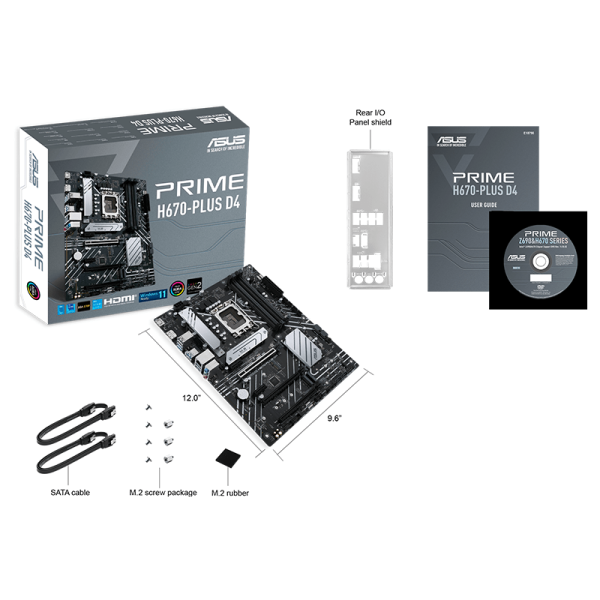 ASUS PRIME H670-PLUS D4 Motherboard