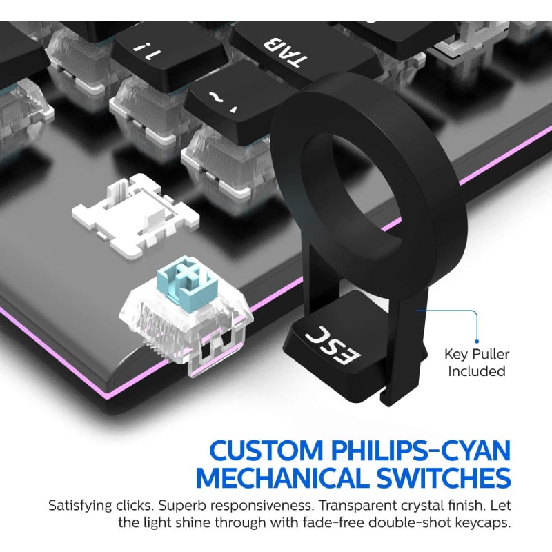 Philips G624 RGB Mechanical Gaming Keyboard SPK8624