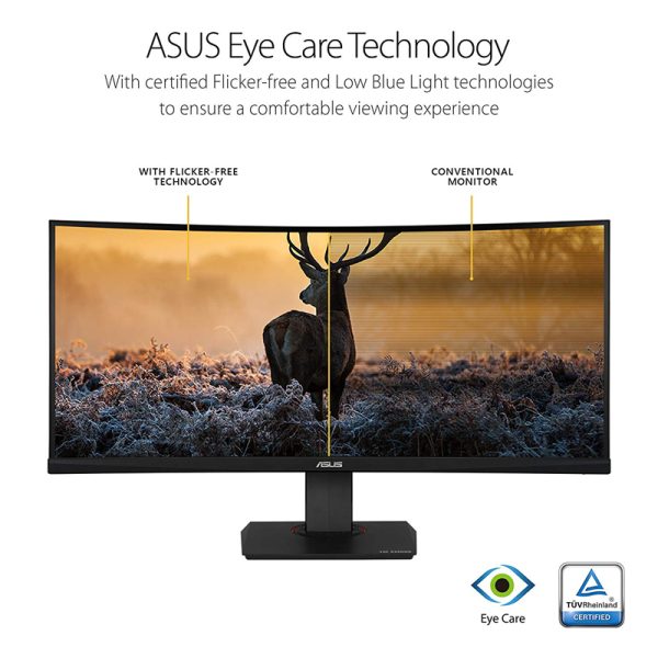 ASUS TUF VG35VQ 34" VA WQHD 100Hz Curved Gaming Monitor