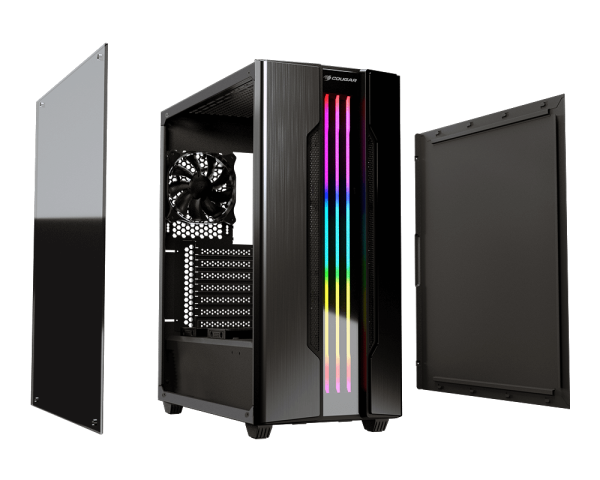 Cougar Gemini S RGB Mid-Tower Gaming Chassis – Iron Grey - Image 5