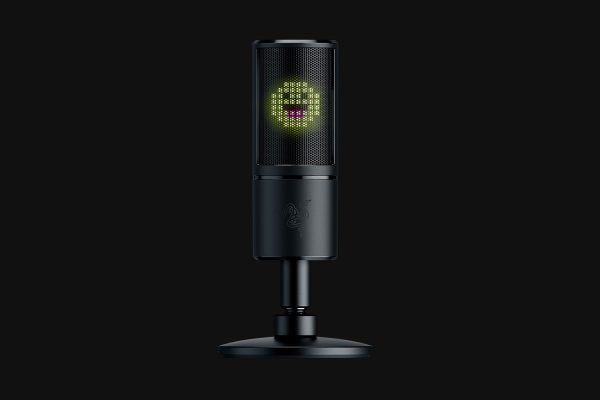 Razer Seiren Emote Streaming Condenser Mic with Emoticon Display - Image 3