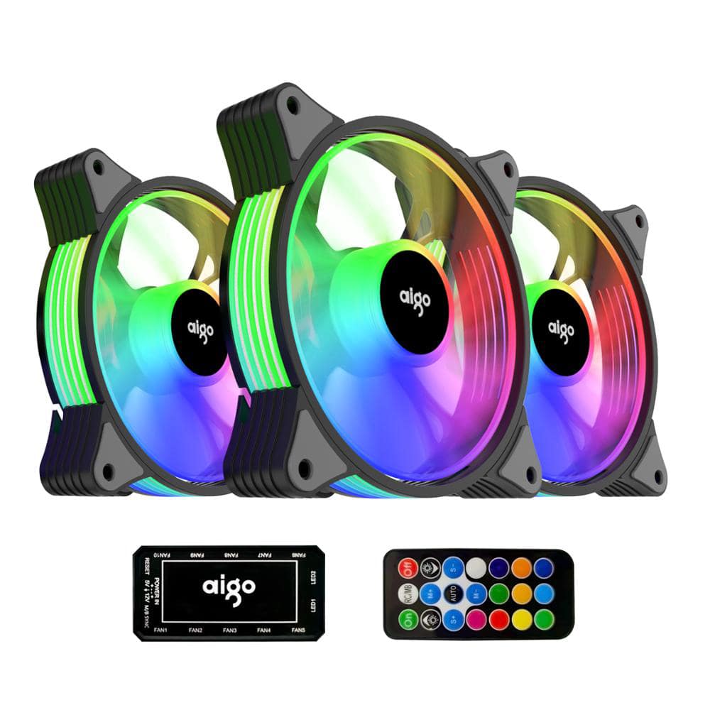 Aigo AR12 RGB Triple Fan Pack