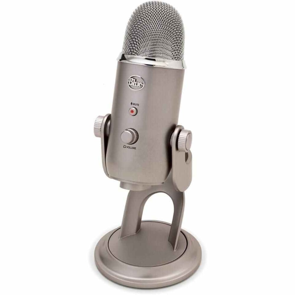 Blue Yeti Exclusive Limited Platinum Edition USB Condenser Microphone – Pre-Owned