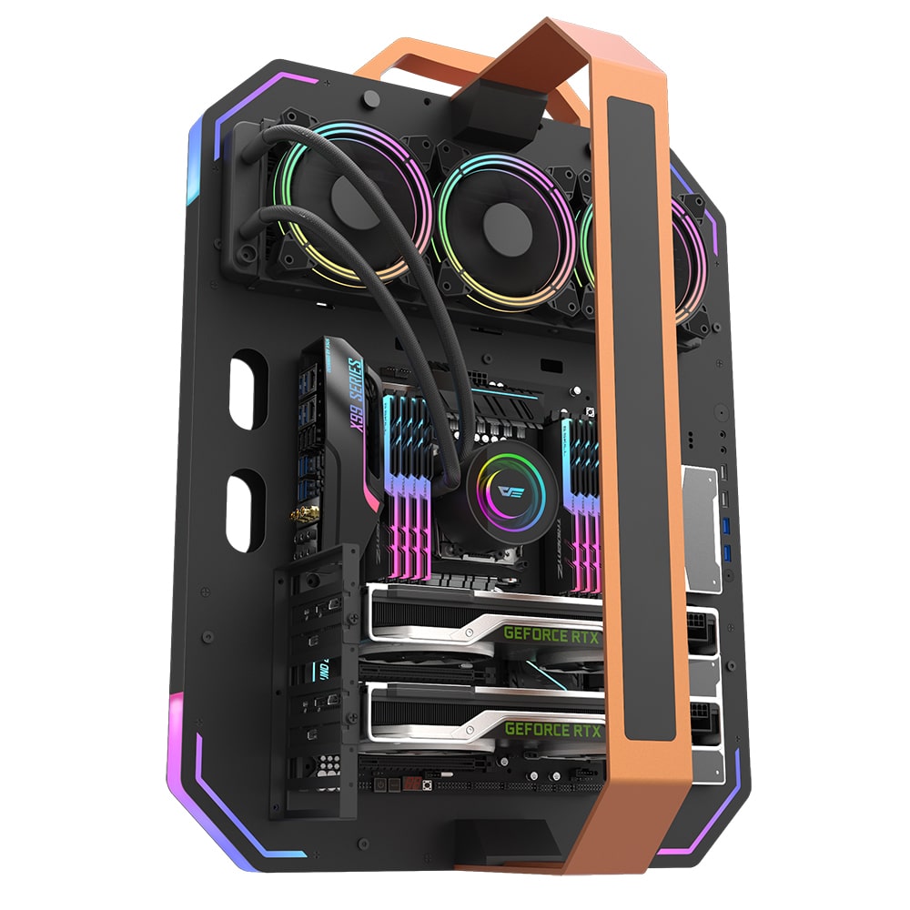 DarkFlash Blade-X Open Frame Luxury Gaming Chassis