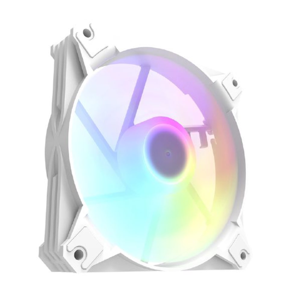 Darkflash CX6 A-RGB PWM Cooling Fan – White