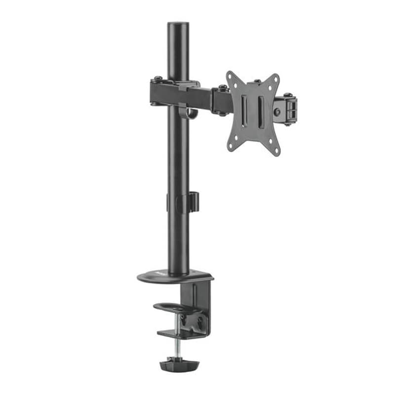 MXG BMA-12P Single Monitor Steel Articulating Monitor Arm – Matte Black