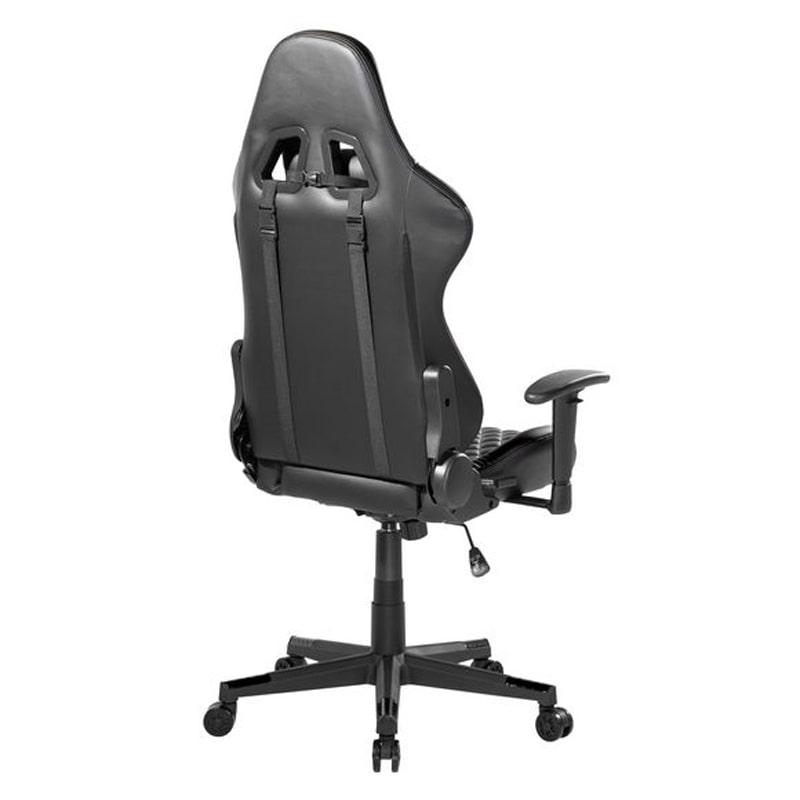 MXG GCH-01 Large Diamond Quilted PU Gaming Chair – Black