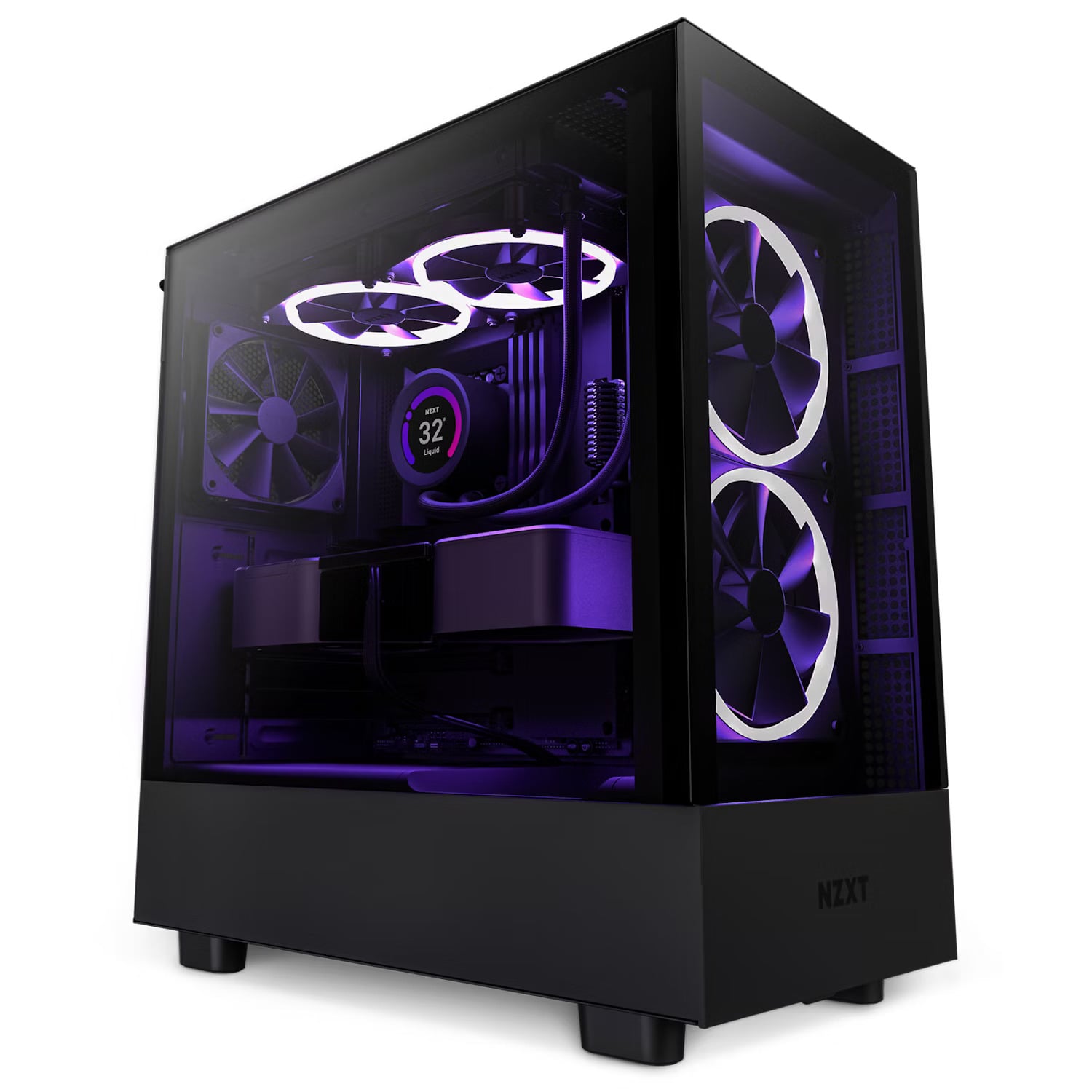 NZXT H5 Elite Mid Tower Gaming Chassis – Matte Black