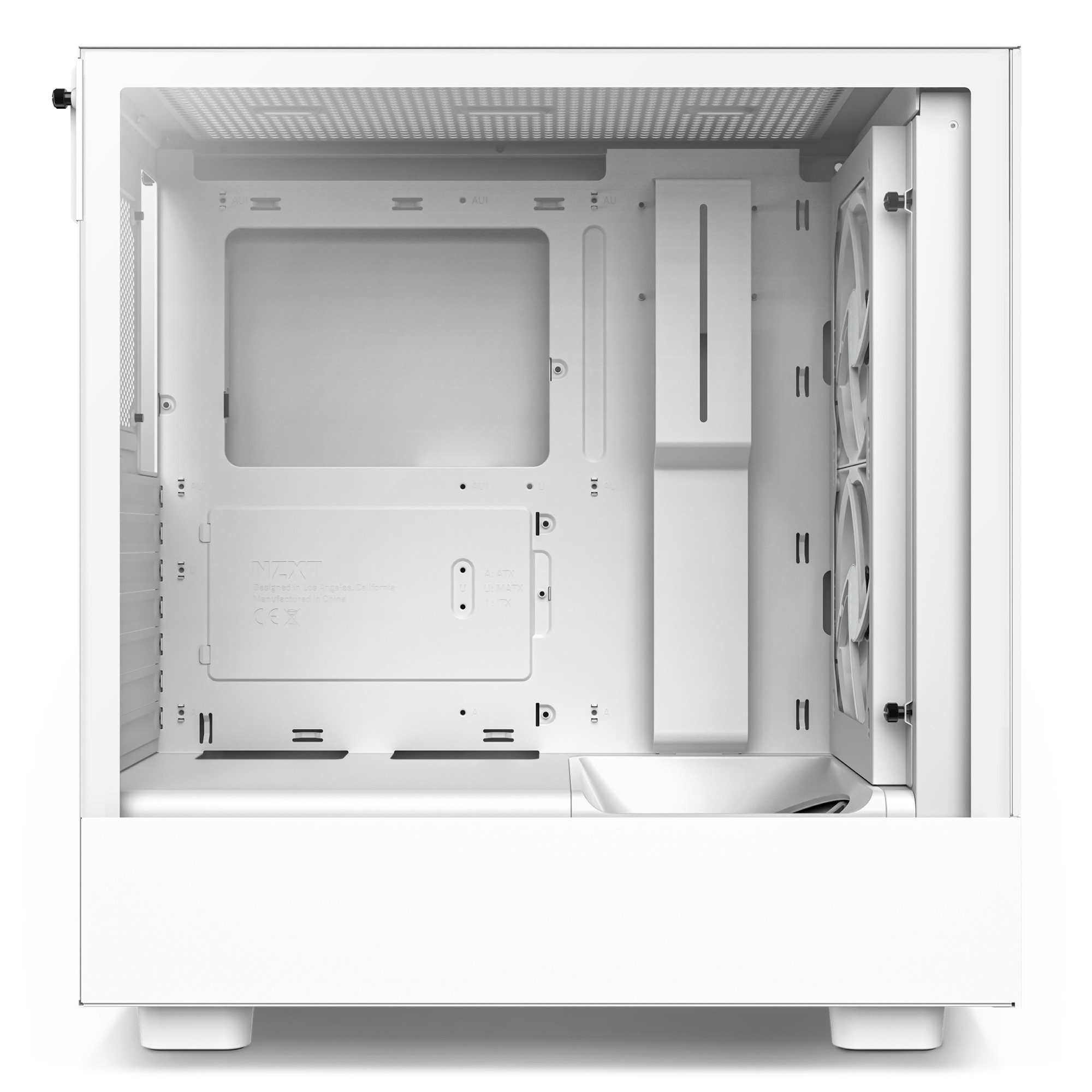 NZXT H5 Elite Mid Tower Gaming Chassis – Matte White