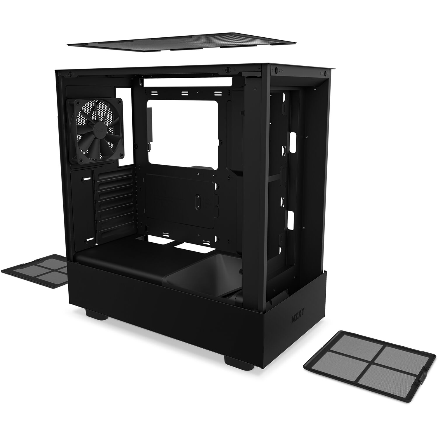 NZXT H5 Flow Mid Tower Gaming Chassis – Matte Black