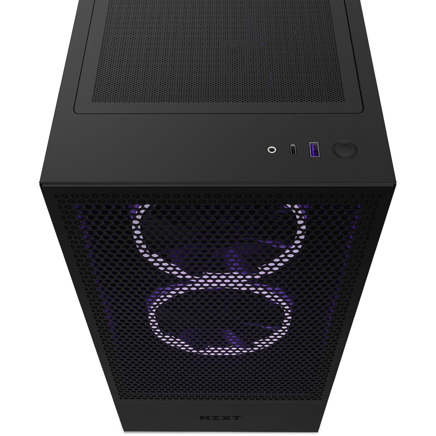 NZXT H5 Flow Mid Tower Gaming Chassis – Matte Black