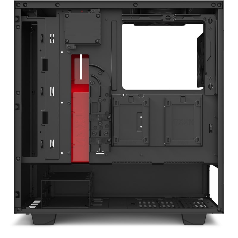 NZXT H510i Mid Tower Gaming Chassis – Matte Black/Red