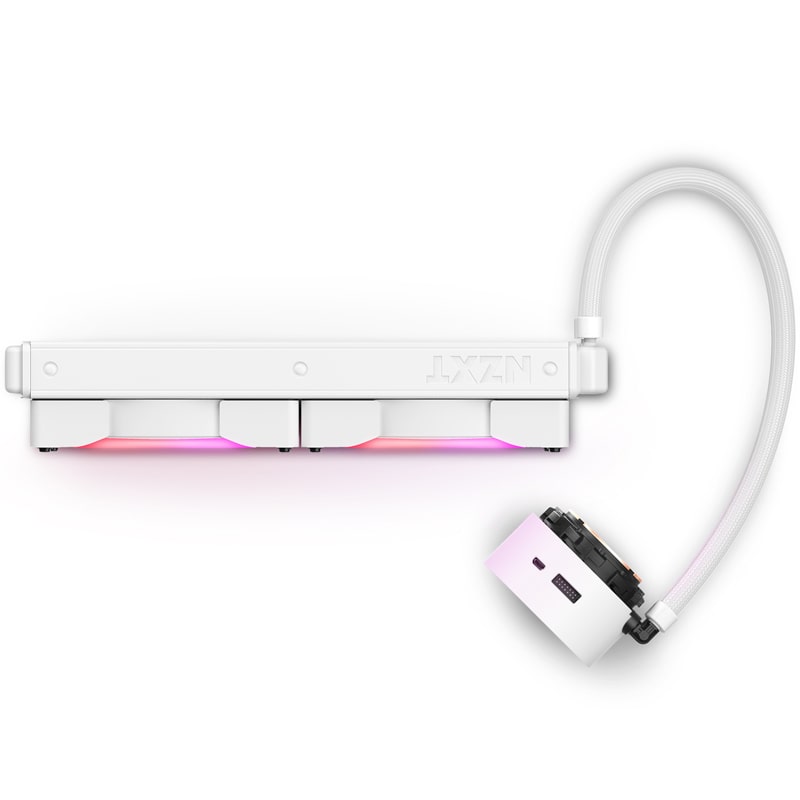 NZXT Kraken Z63 RGB 280mm AIO Liquid Cooler With LCD Display – White