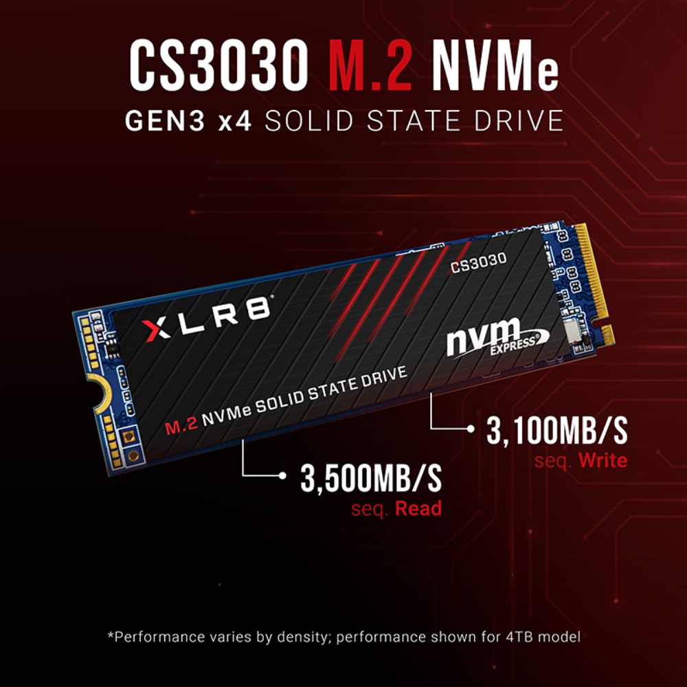 PNY CS3030 Gen3 NVMe M.2 SSD Overview