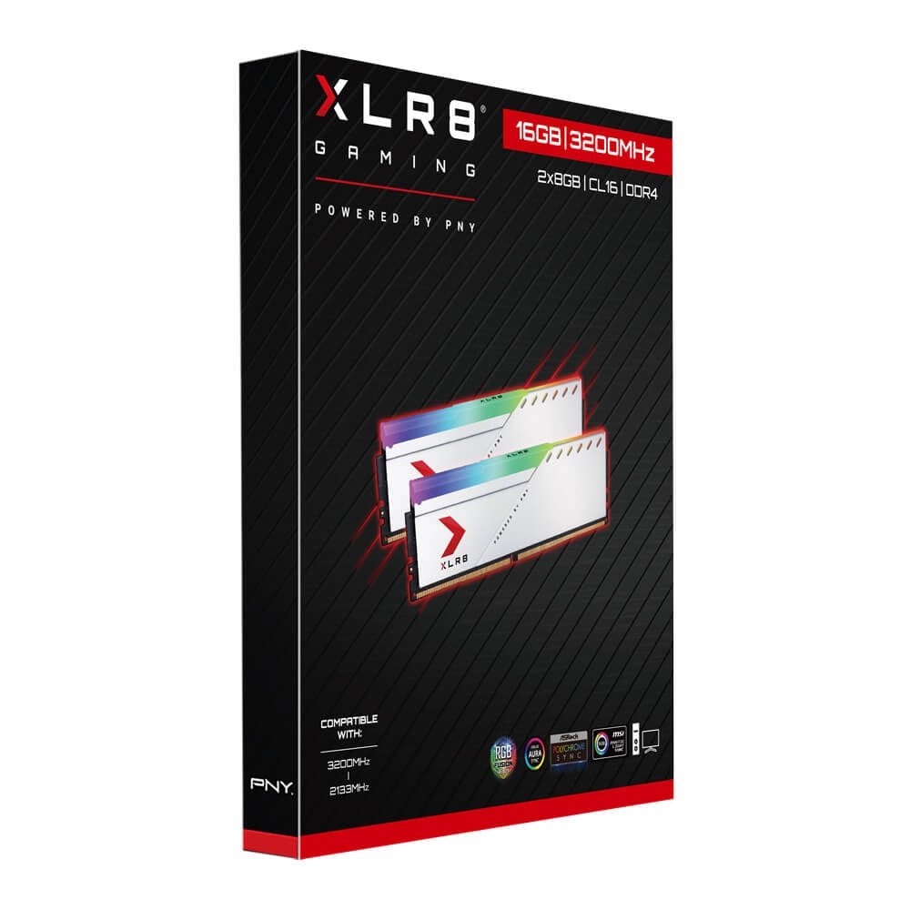 PNY XLR8 RGB 16GB 3200MHz Silver