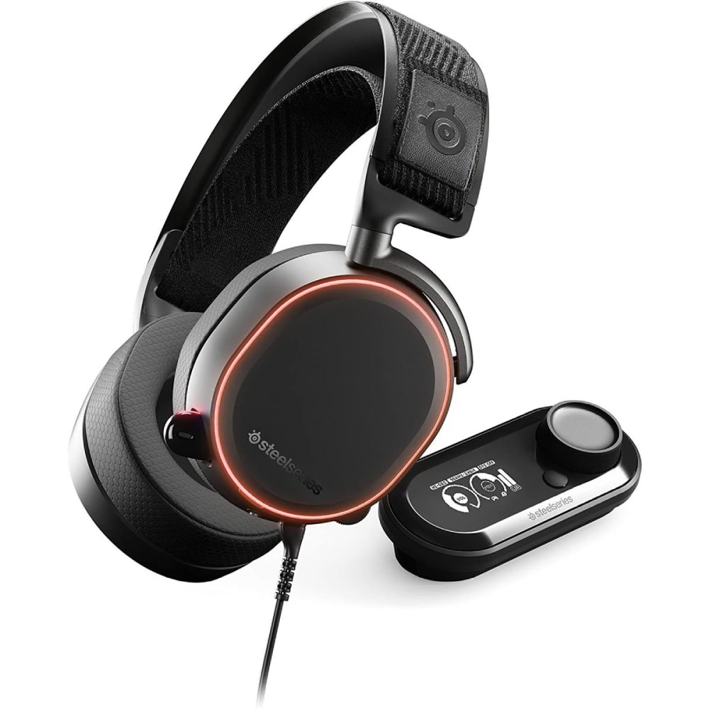SteelSeries Arctis Pro + GameDAC Wired Gaming Headset – Black