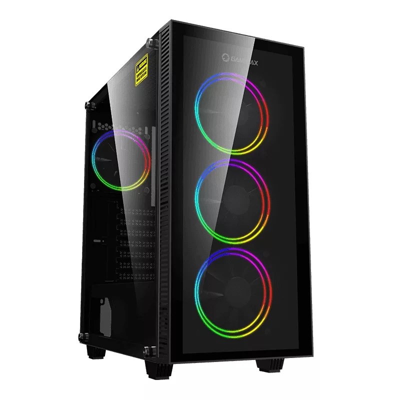 GameMax Draco XD Mid-Tower Gaming Case with 4 ARGB Fans Price in Pakistan